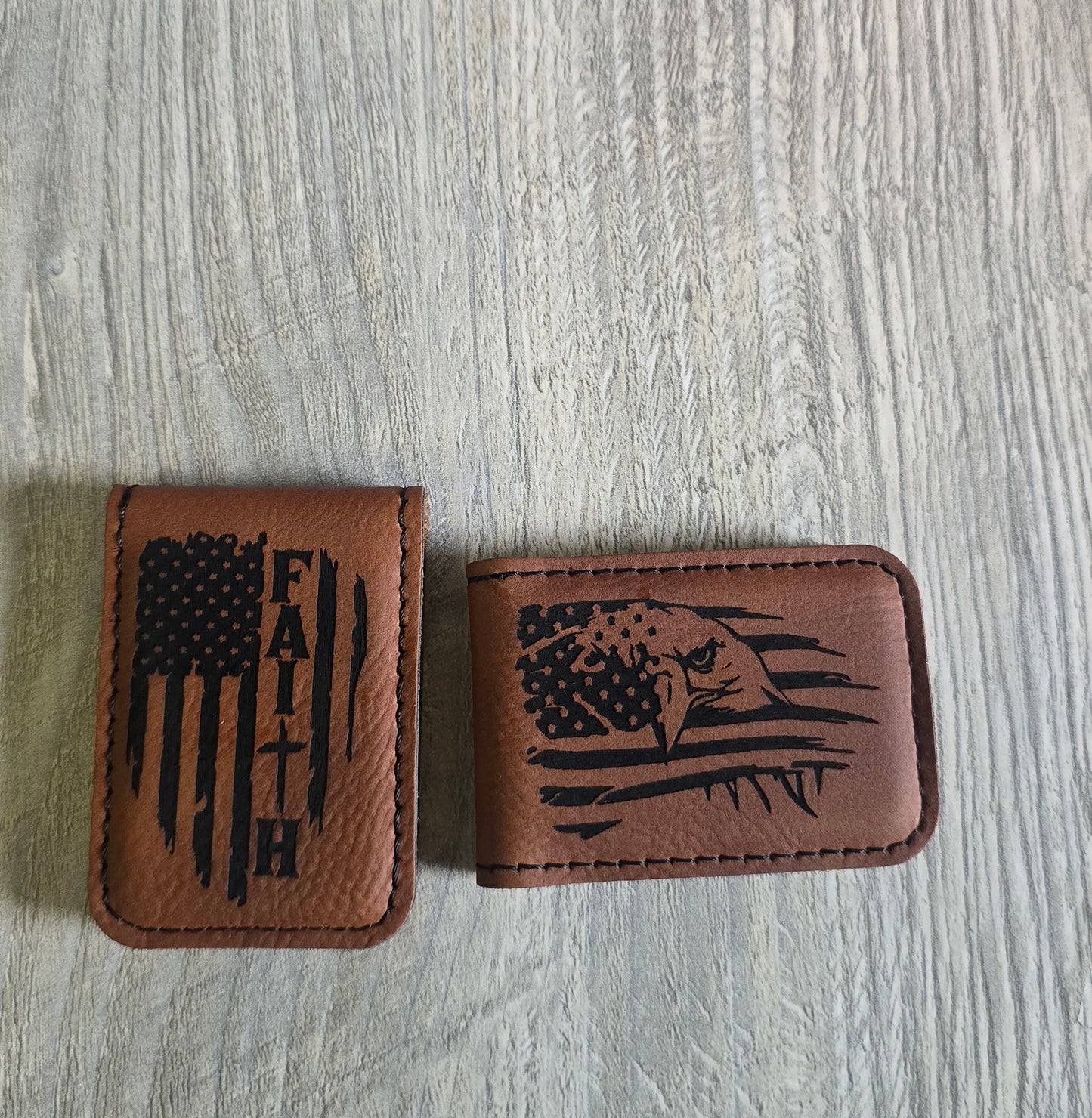 Money clip leatherette multiple options
