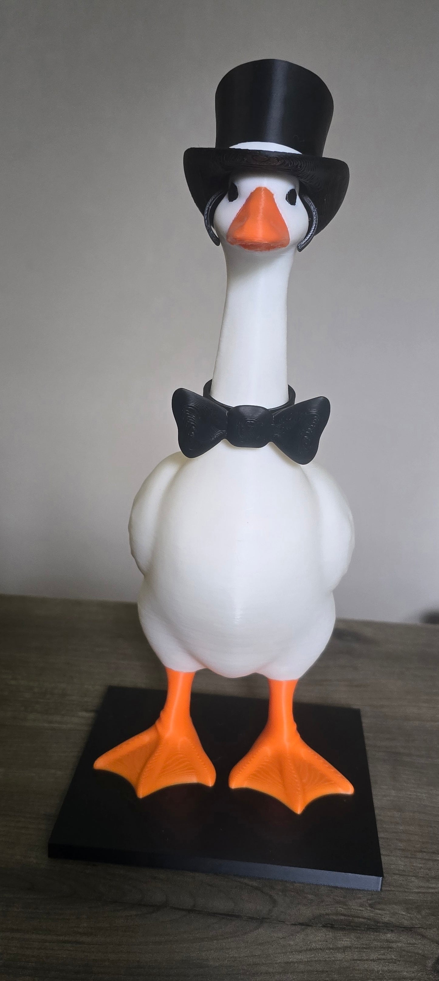 3D printed desk goose and accessories