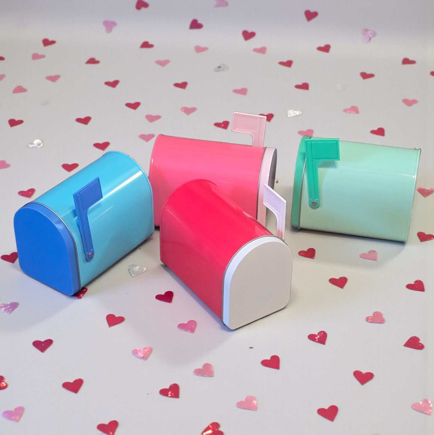 Valentines Day Mailbox personalized with name