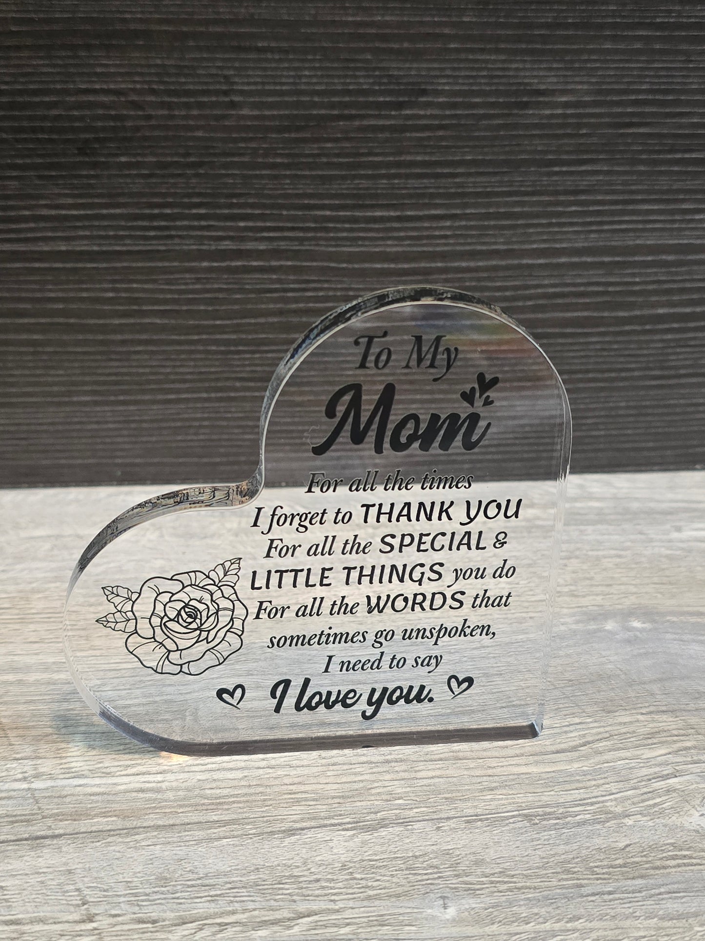 Acrylic desk signs