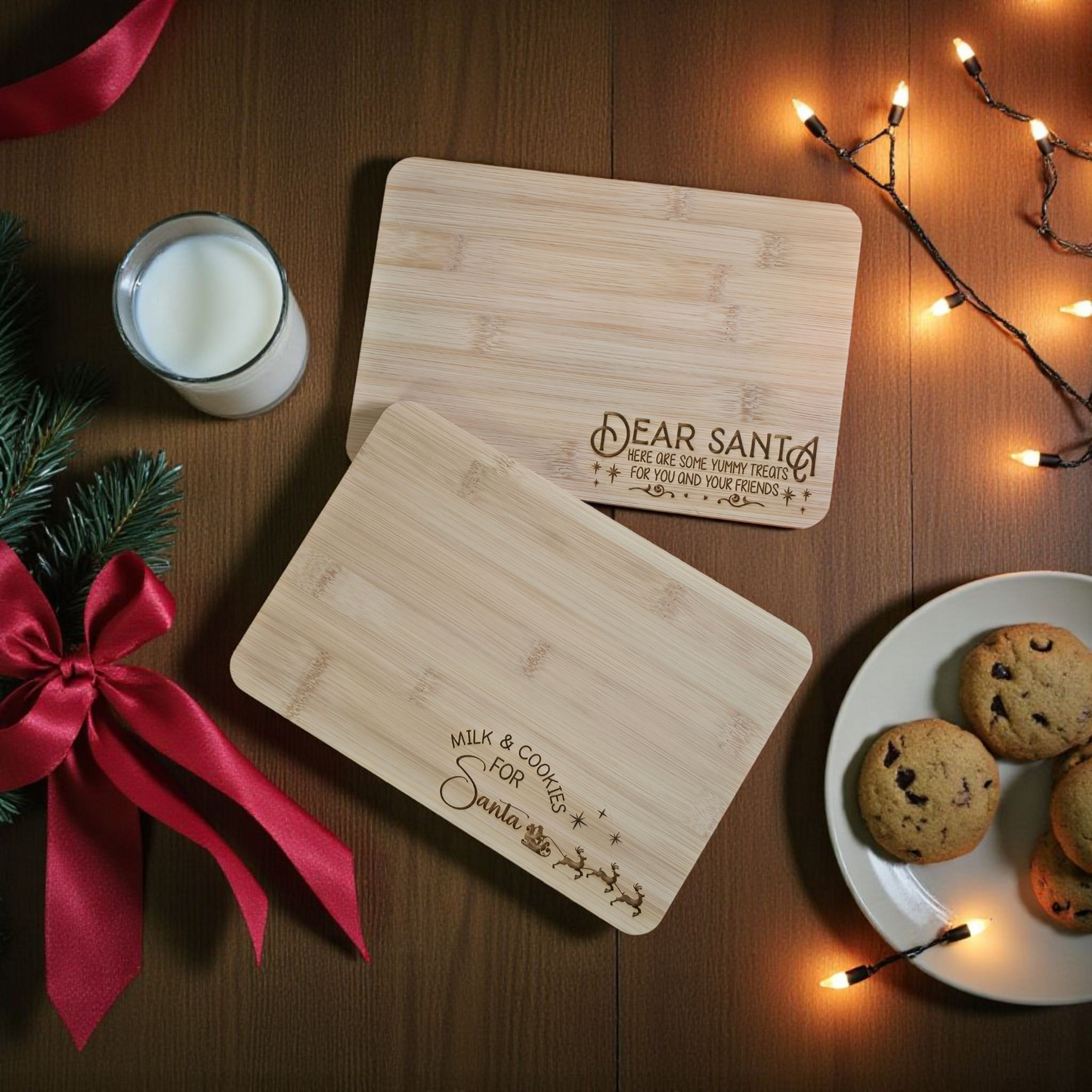Santa Trays decoration