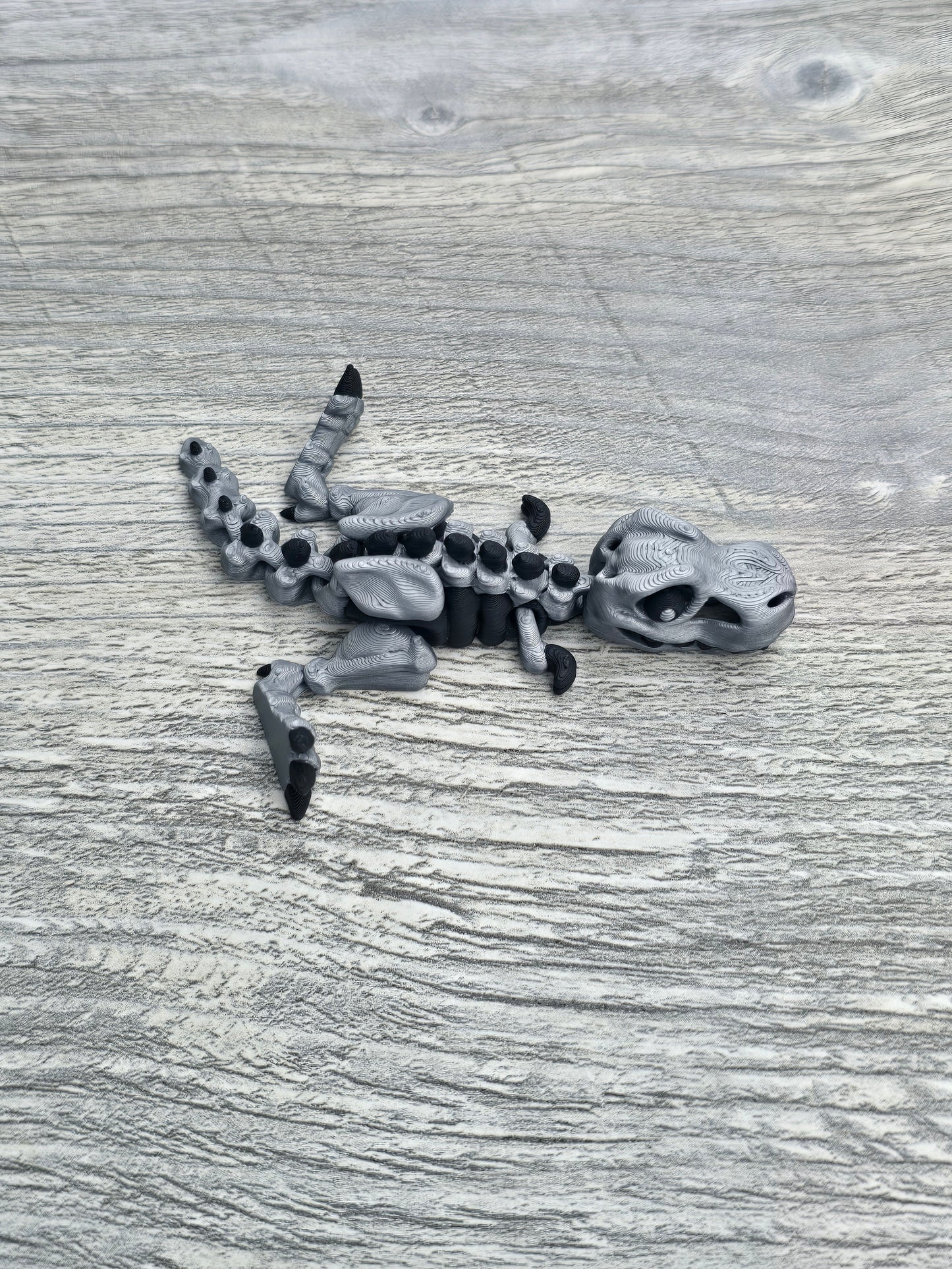 3D printed mini T-Rex dinosaur magnet