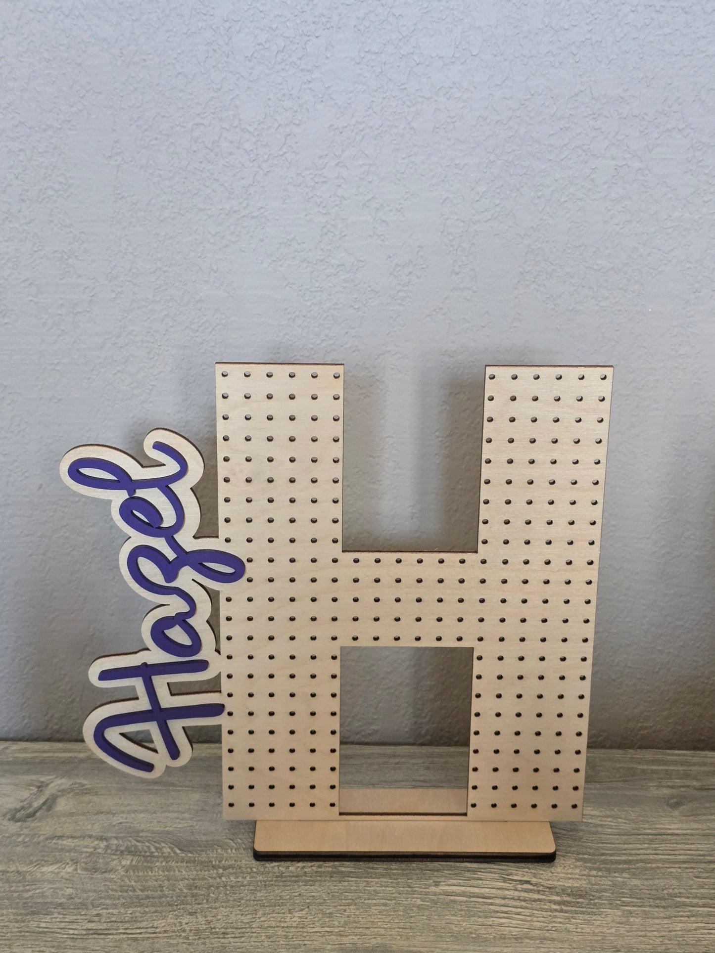 Earring holder personalized