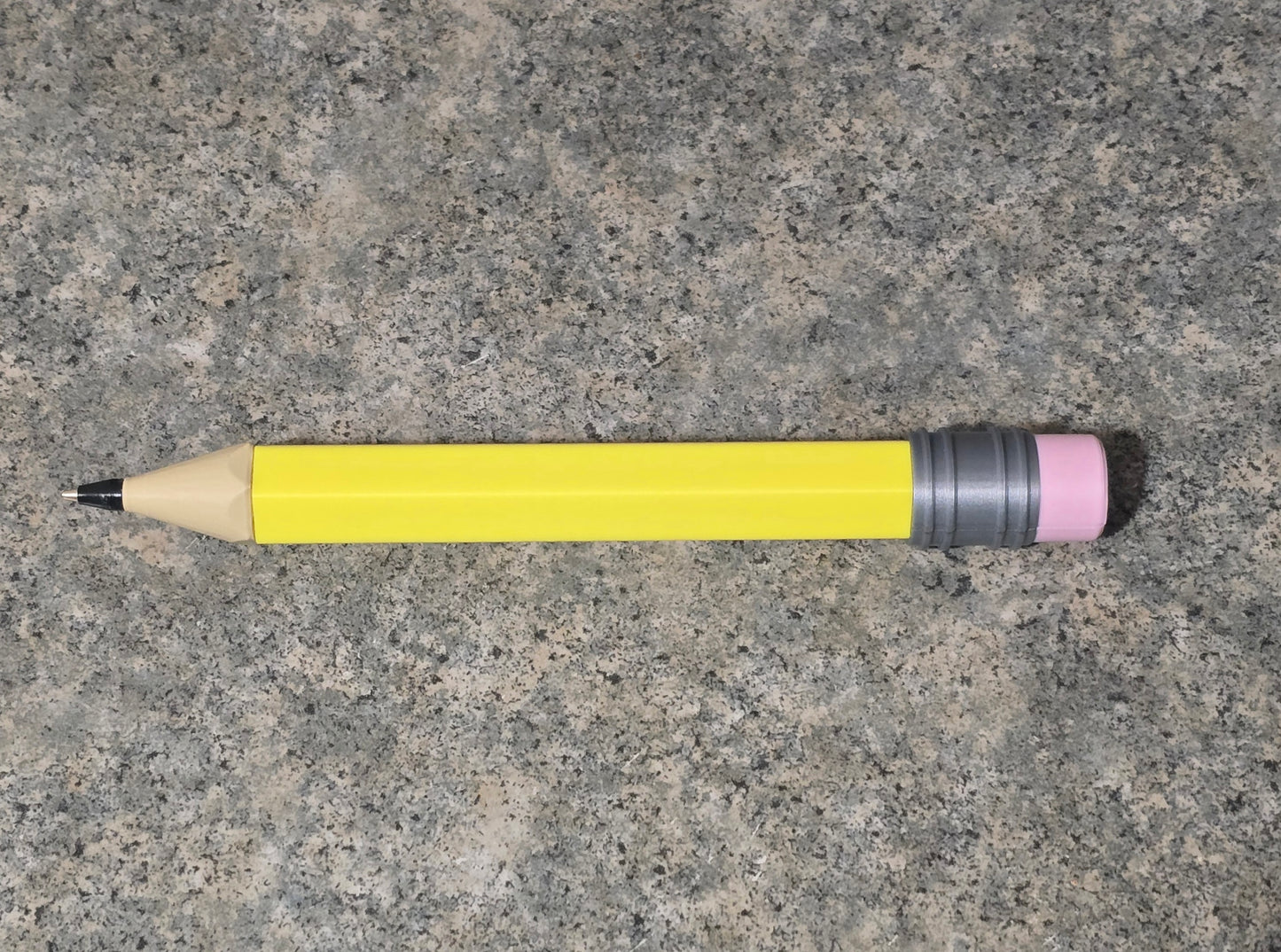 3D printed & UV printed Oversize pencil Pen personalized