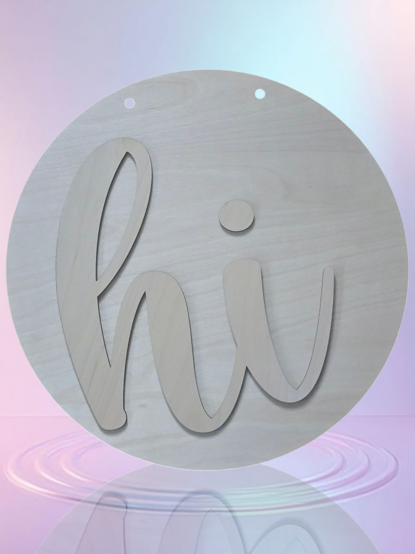 hi sign 15" DIY sale