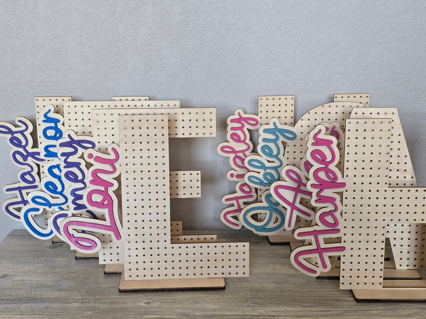Earring holder personalized