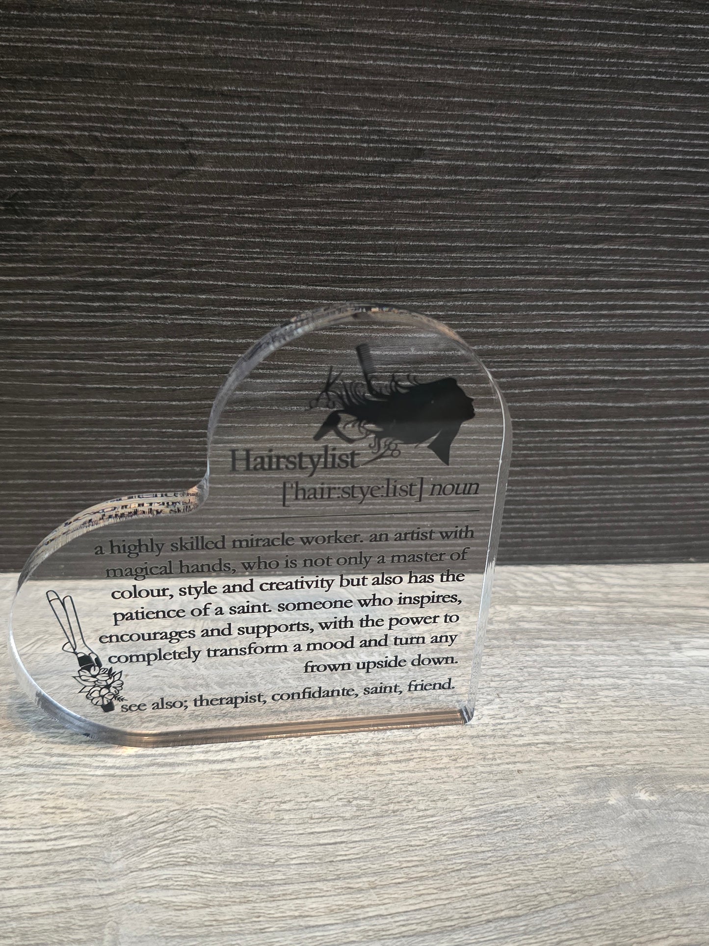 Acrylic desk signs