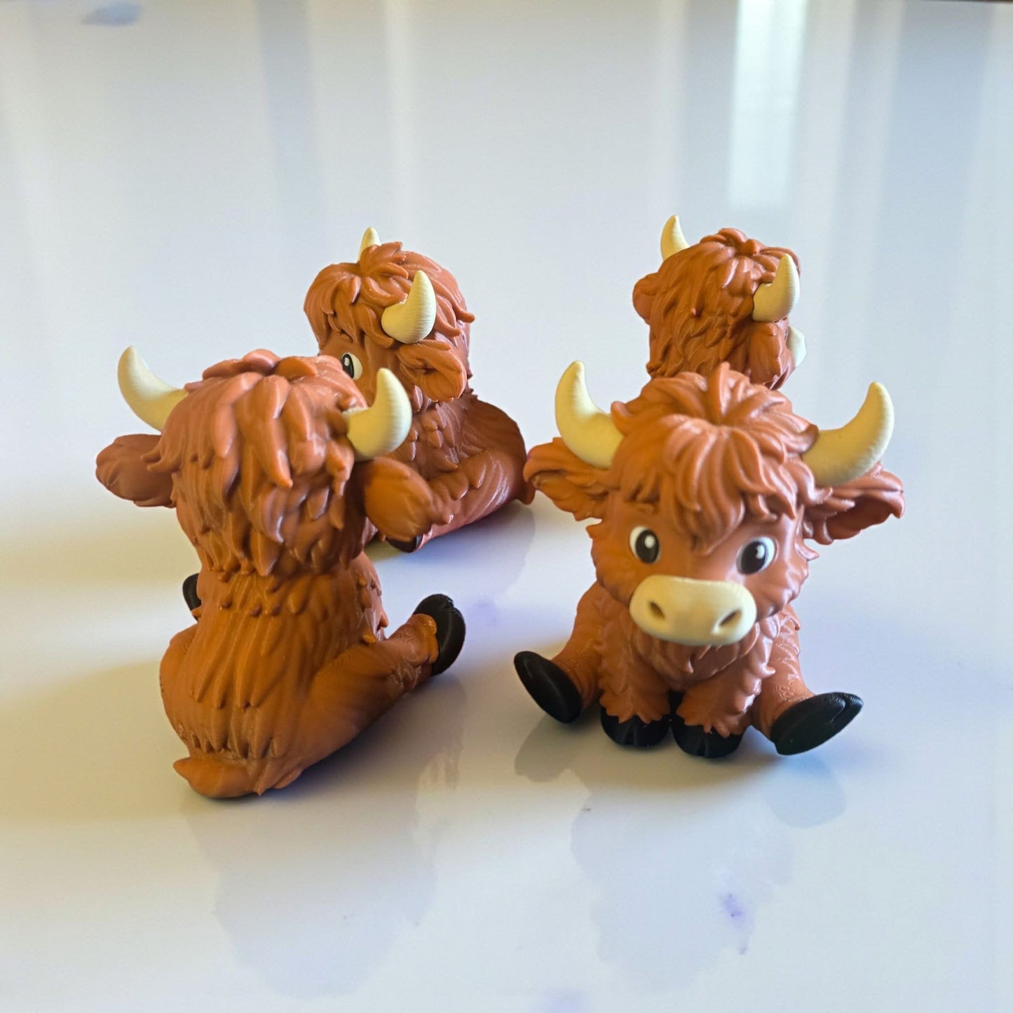 3D printed Highland cow