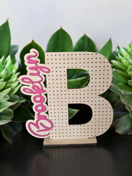 Earring holder personalized