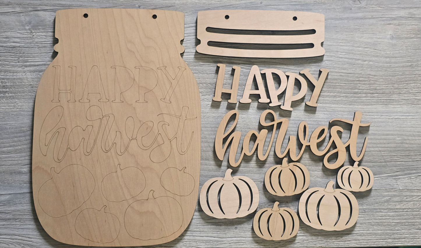 Mason jar signs DIY