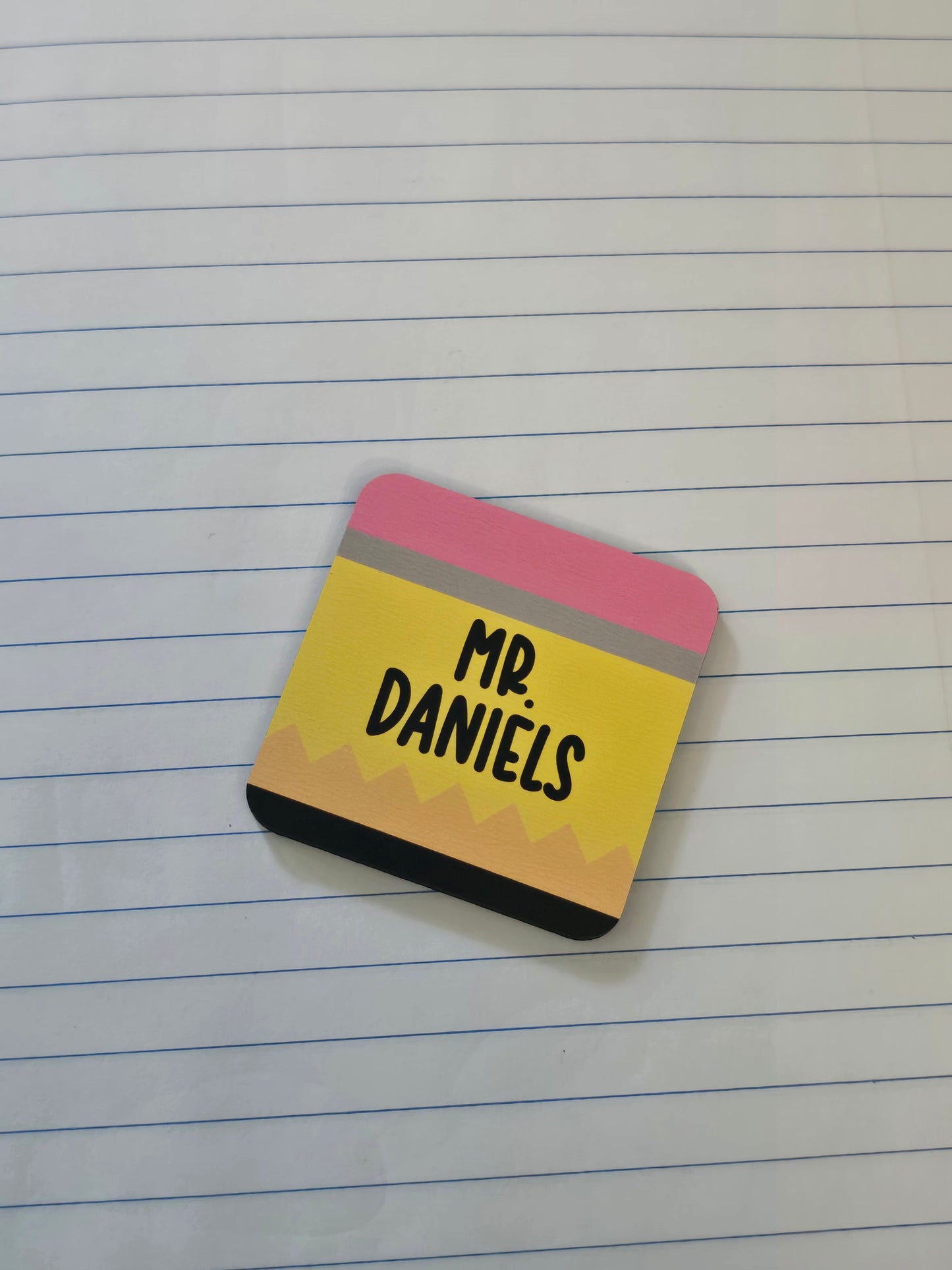 UV printed Teacher pencil magnet personalized