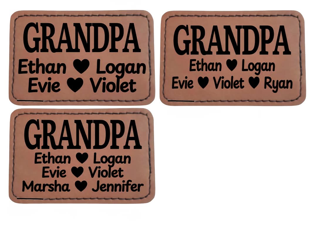 Grandparents hat with kids names personalized Richardson Hat