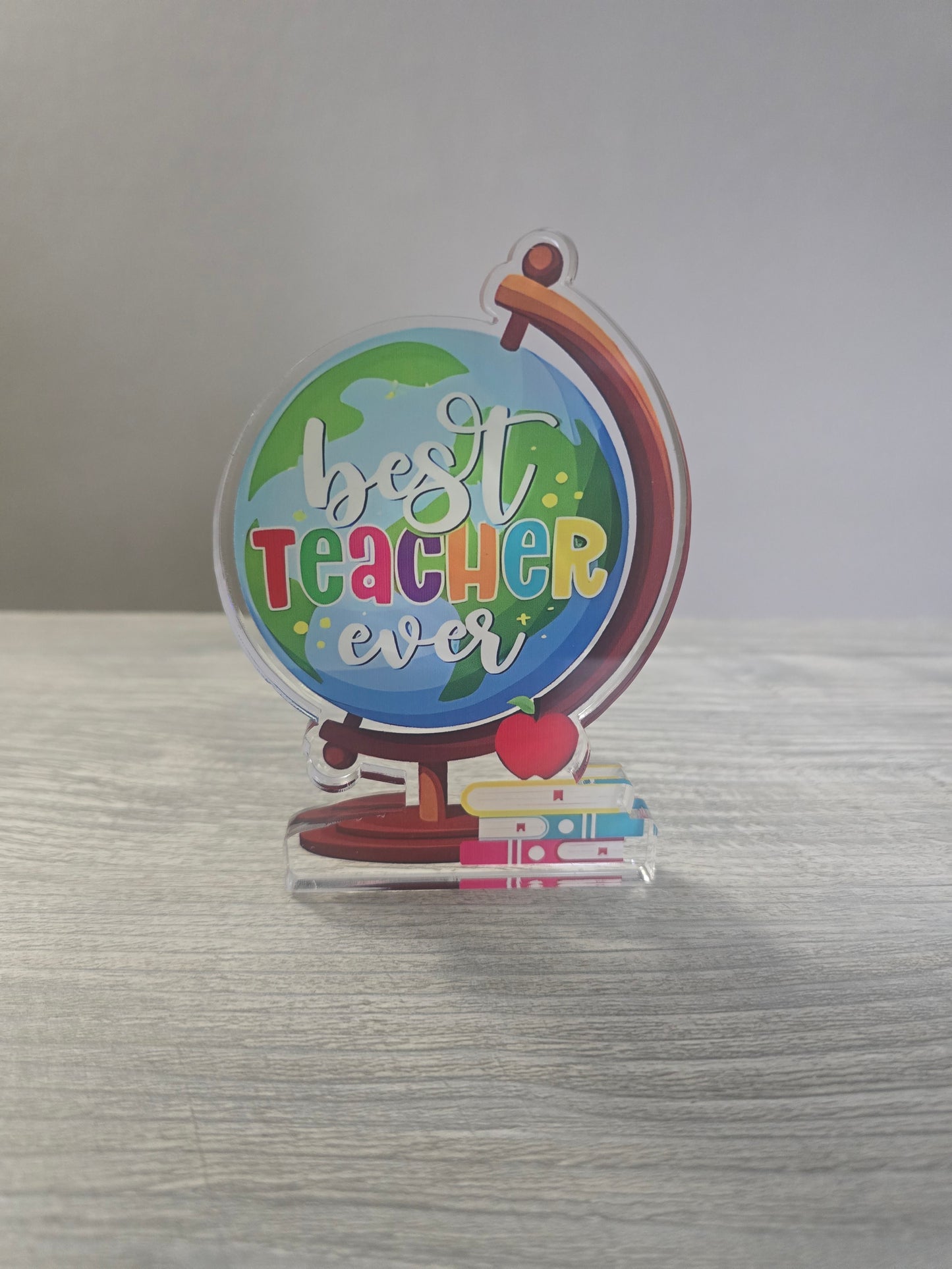 Acrylic teacher gift plaque