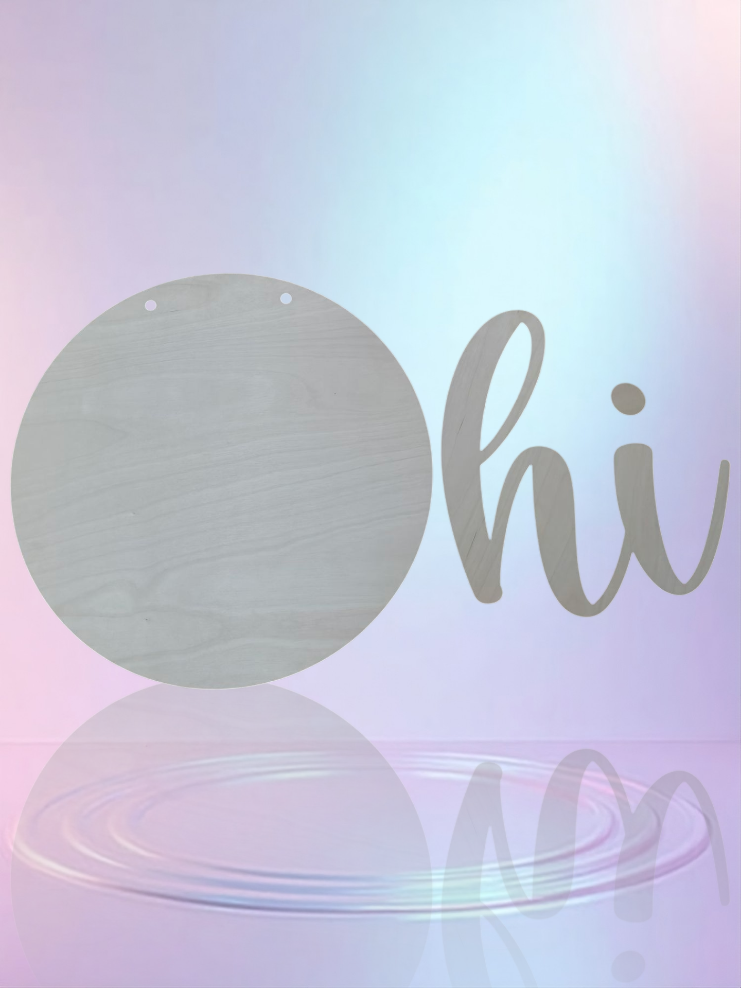 hi sign 15" DIY sale