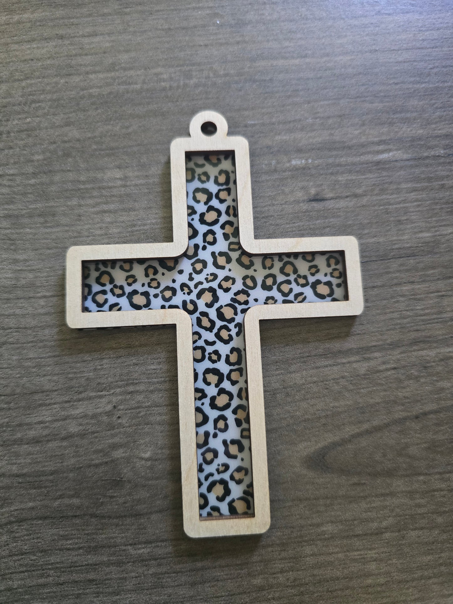 Stained glass Cross