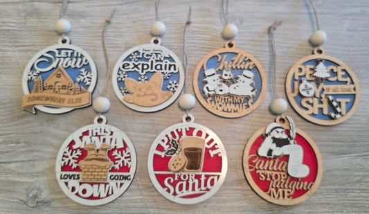 Sassy Christmas Ornament