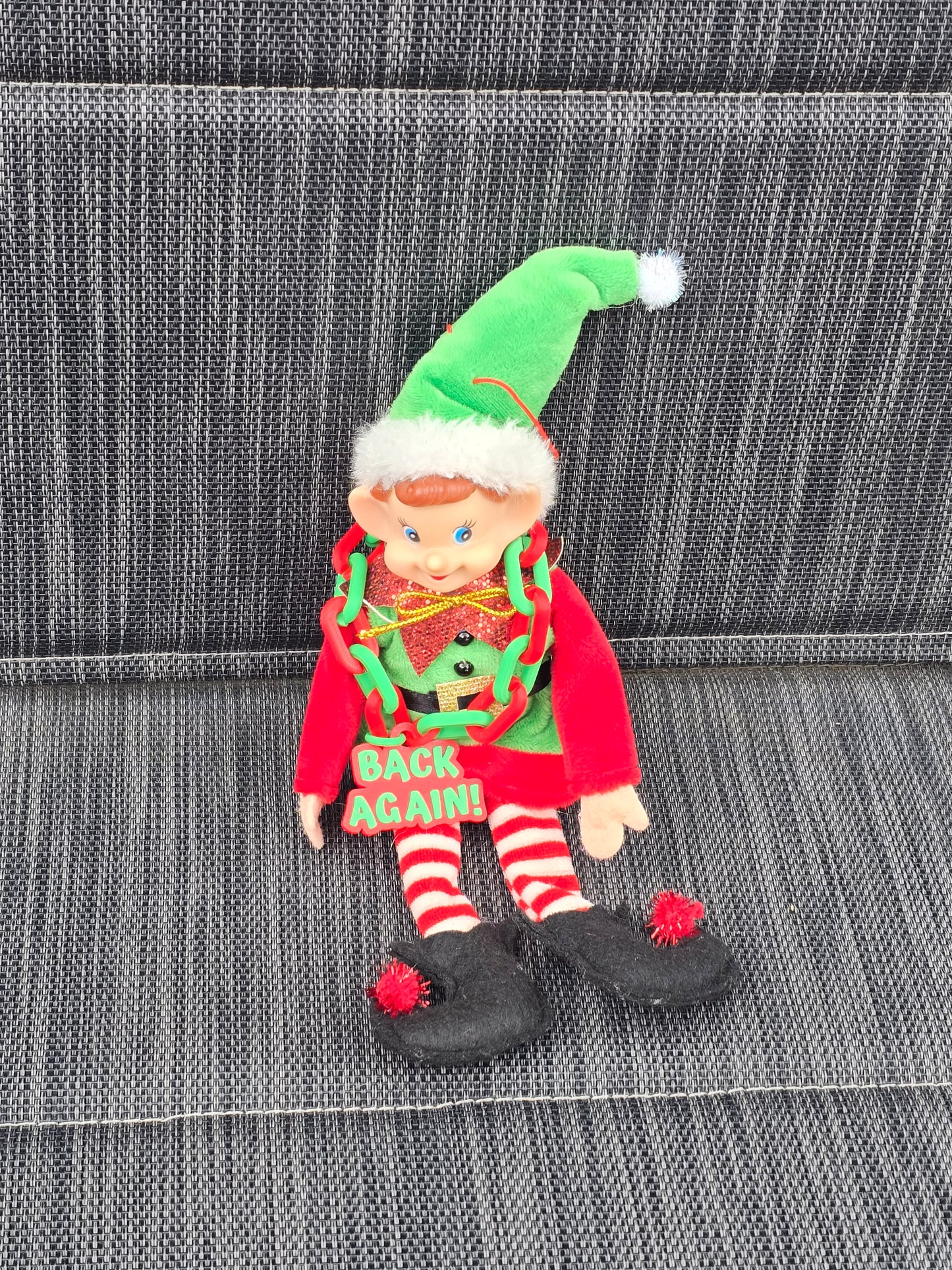 3D printed elf Christmas necklace I'm back longer TAT