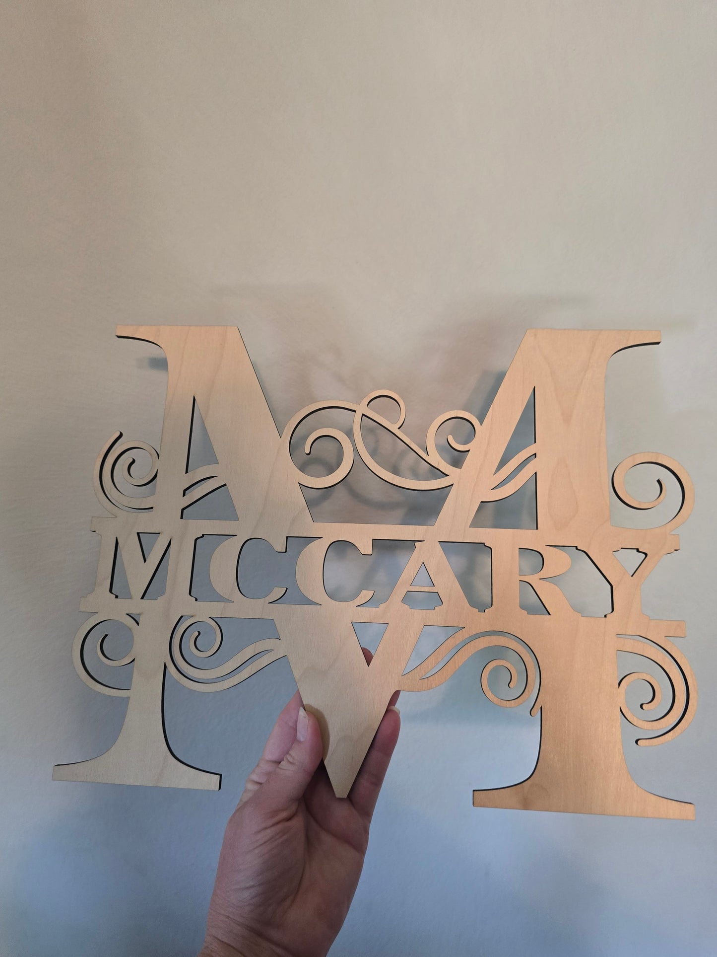 LAST NAME SIGN 11.5 or 15 personalized