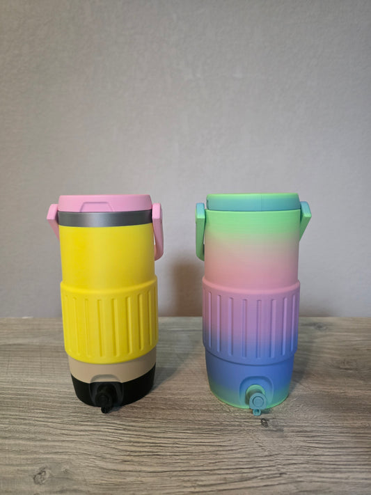 3D printed can cooler pencil and multi color