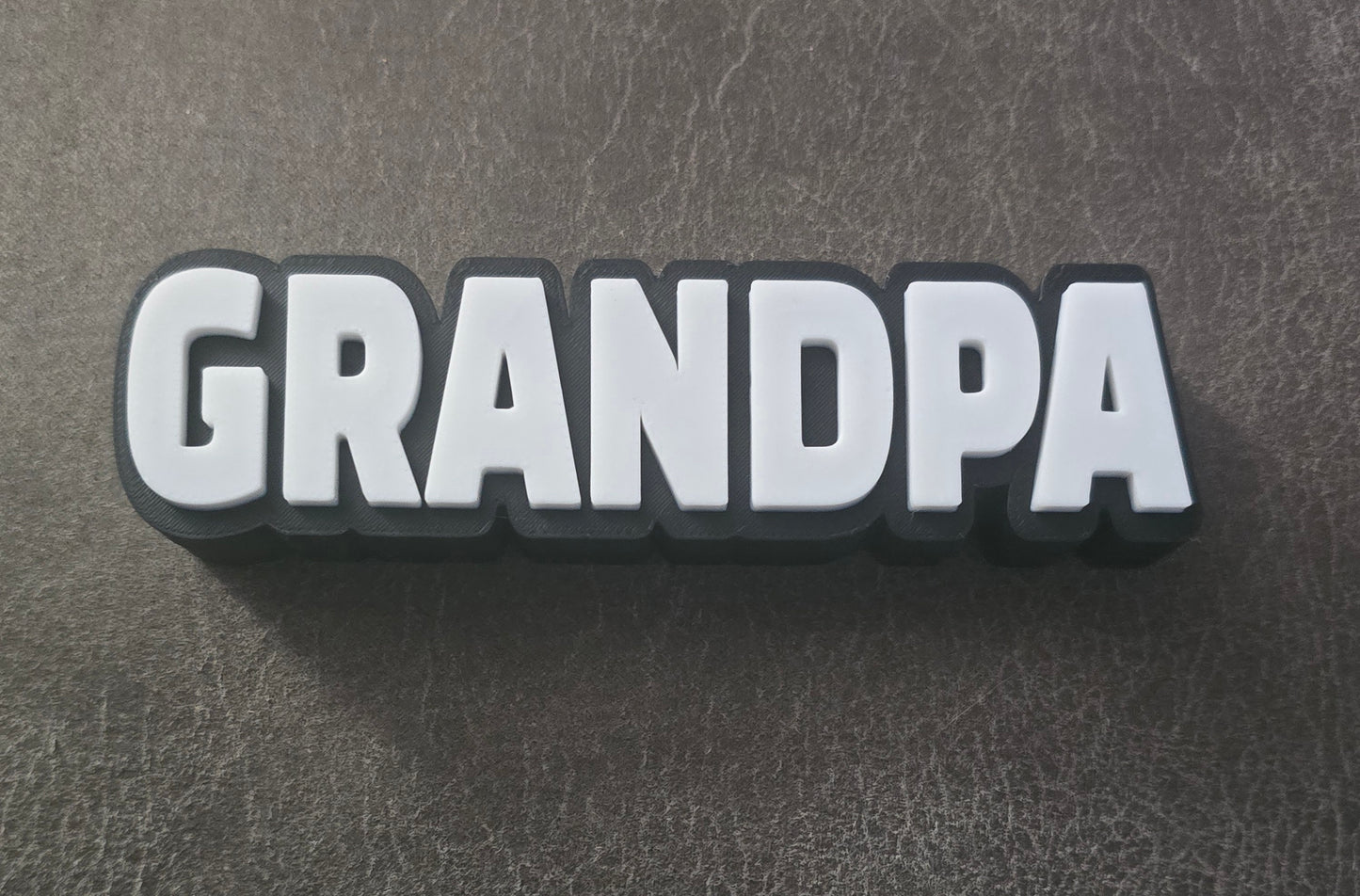 3D printed photo holder magnet personalized max 7 letters