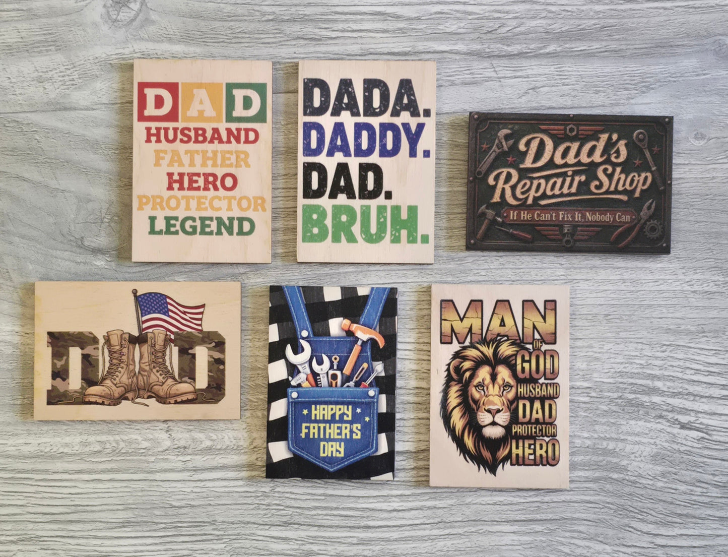 UV printed Father's Day Magnets