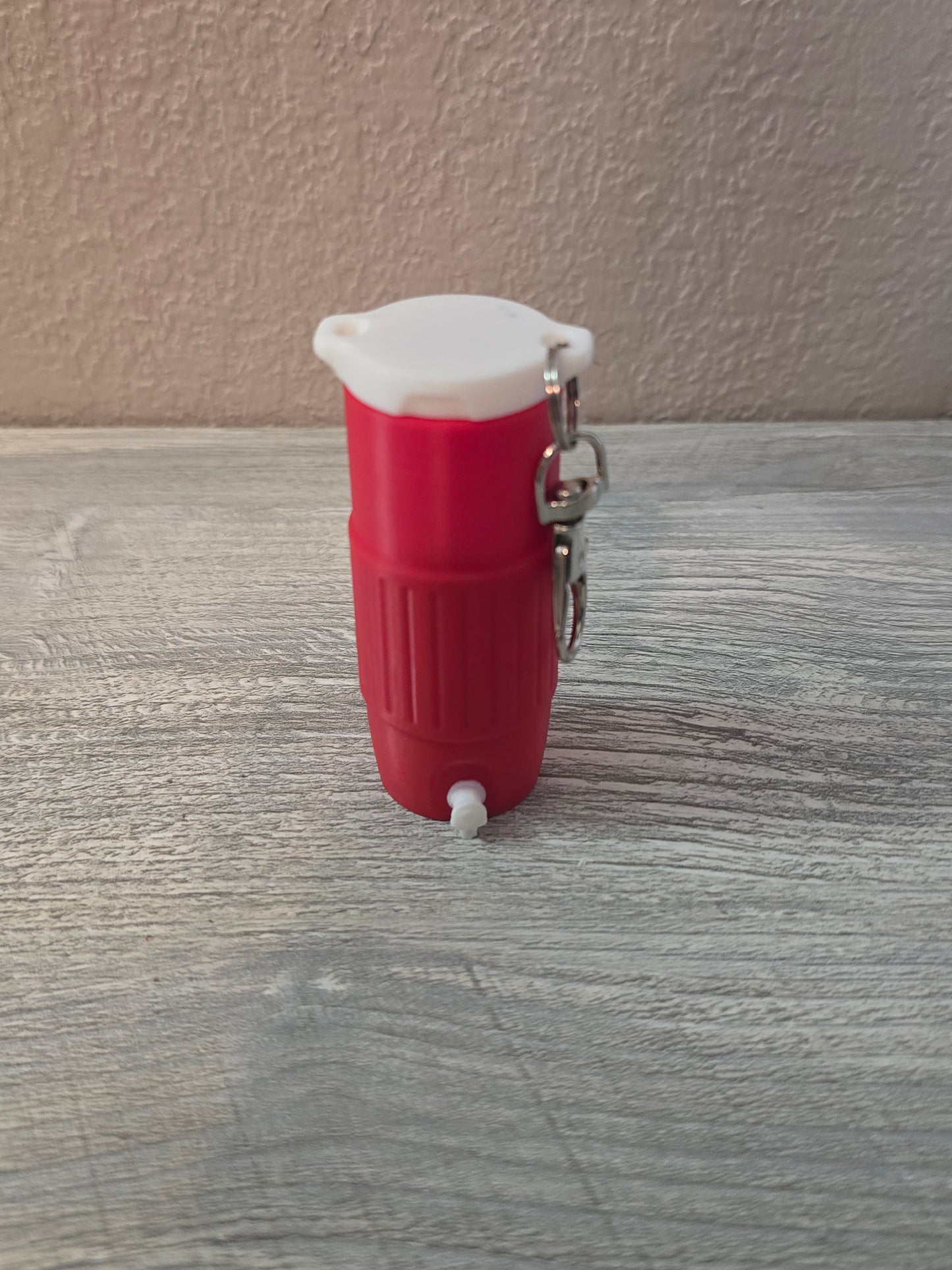 3D printed lip balm holder cooler keychain