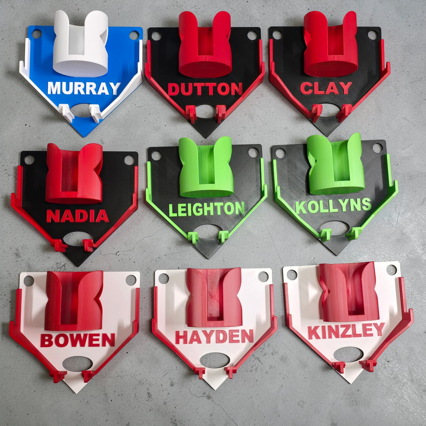 3D printed Dugout organizer baseball softball Personalized with name