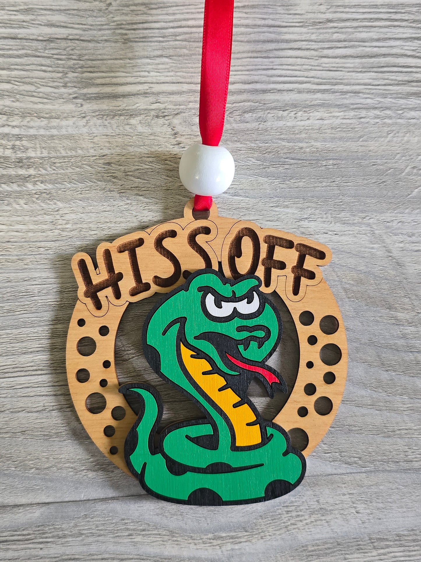 Cheeky F-CAW-F Christmas Ornament