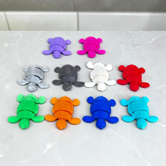 3D printed Miniature Turtles