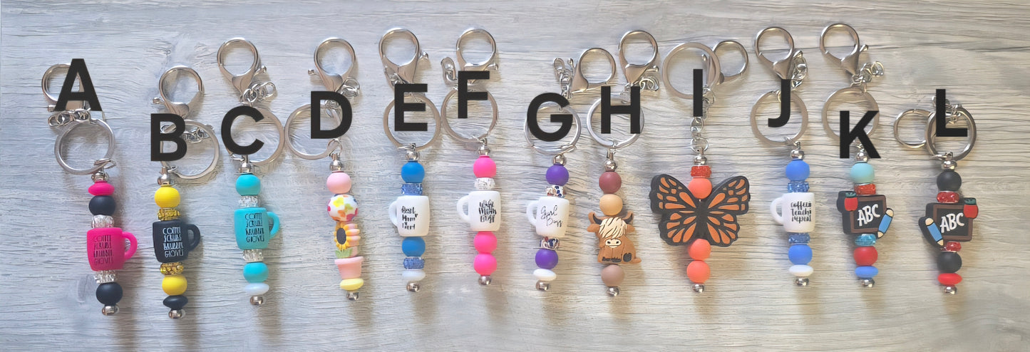 Beaded keychains