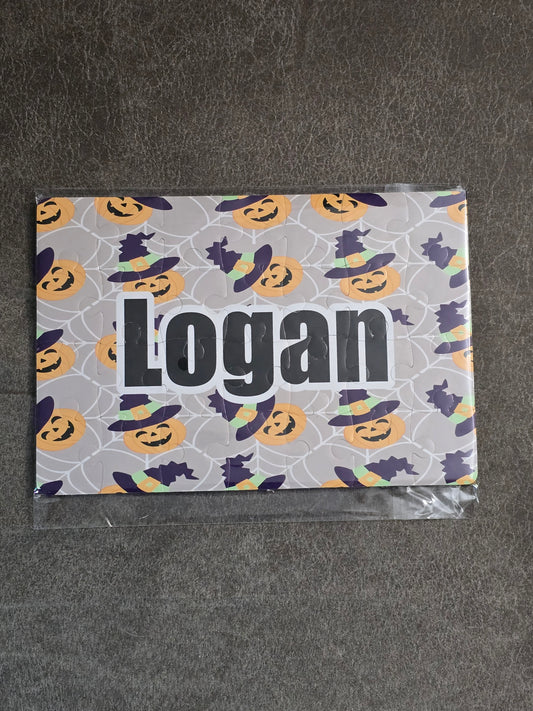 Halloween Puzzle Personalized