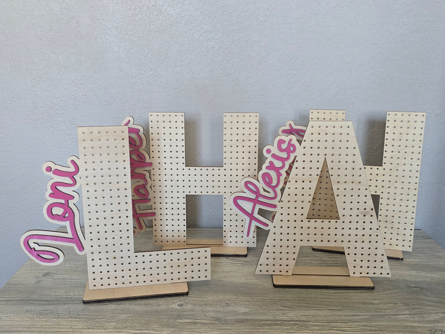 Earring holder personalized