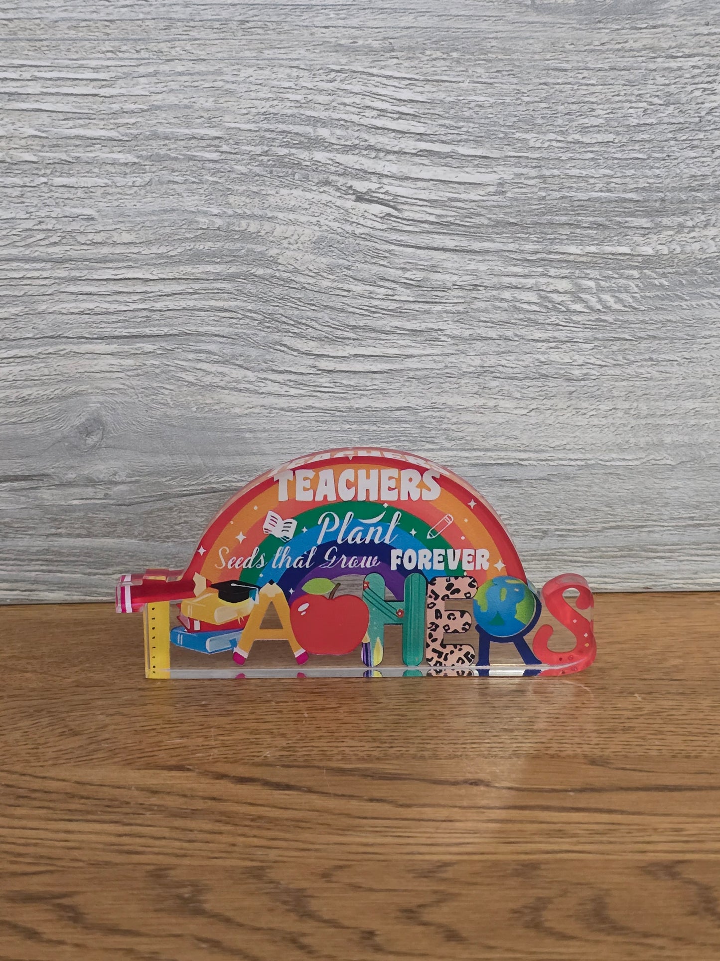 Acrylic teacher gift