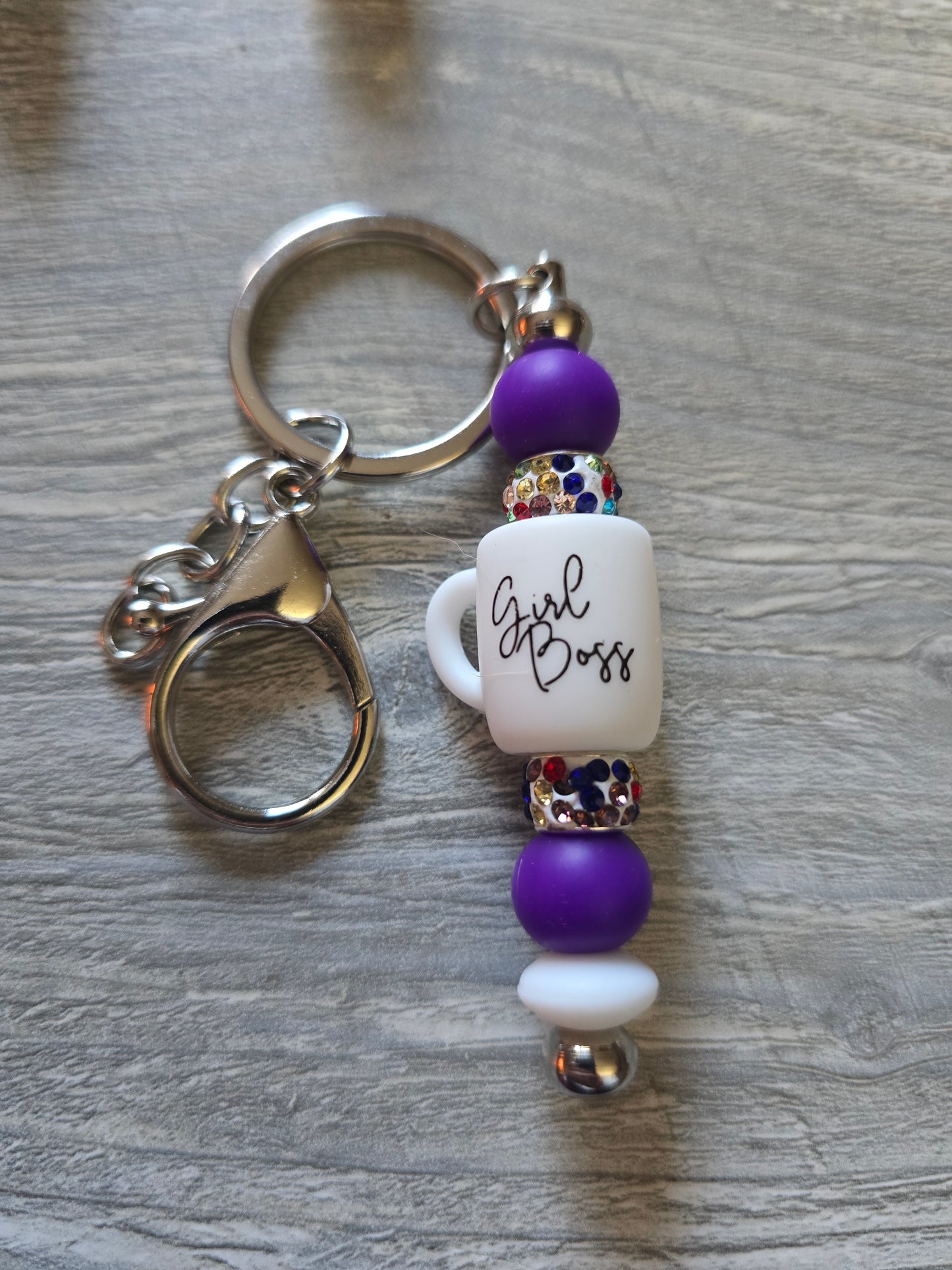 Beaded keychains