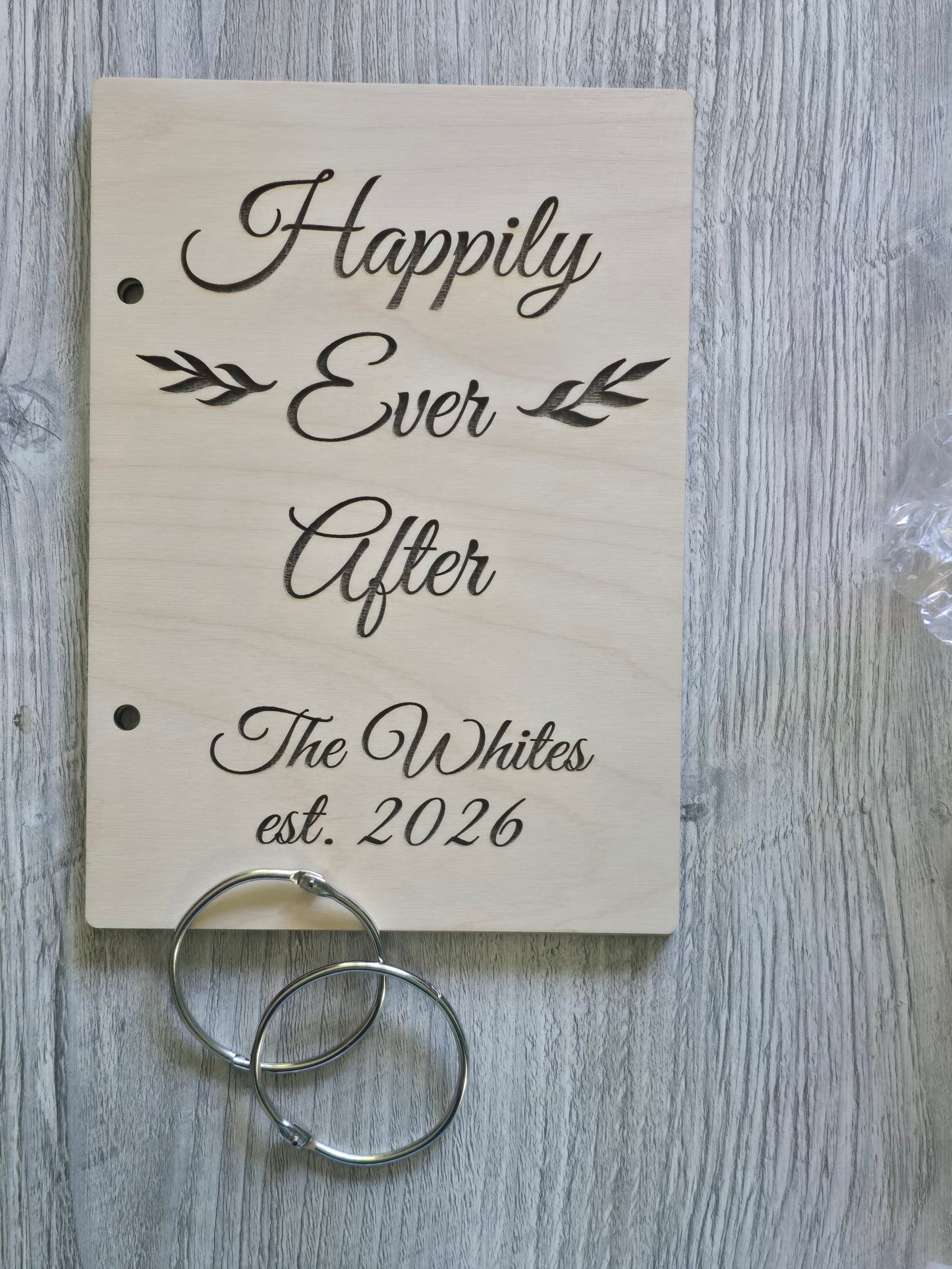 Greeting card holder Personalized