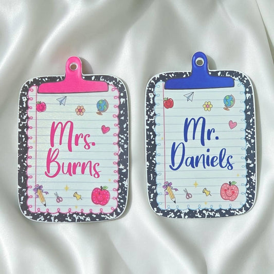 UV printed Teacher clipboard magnet