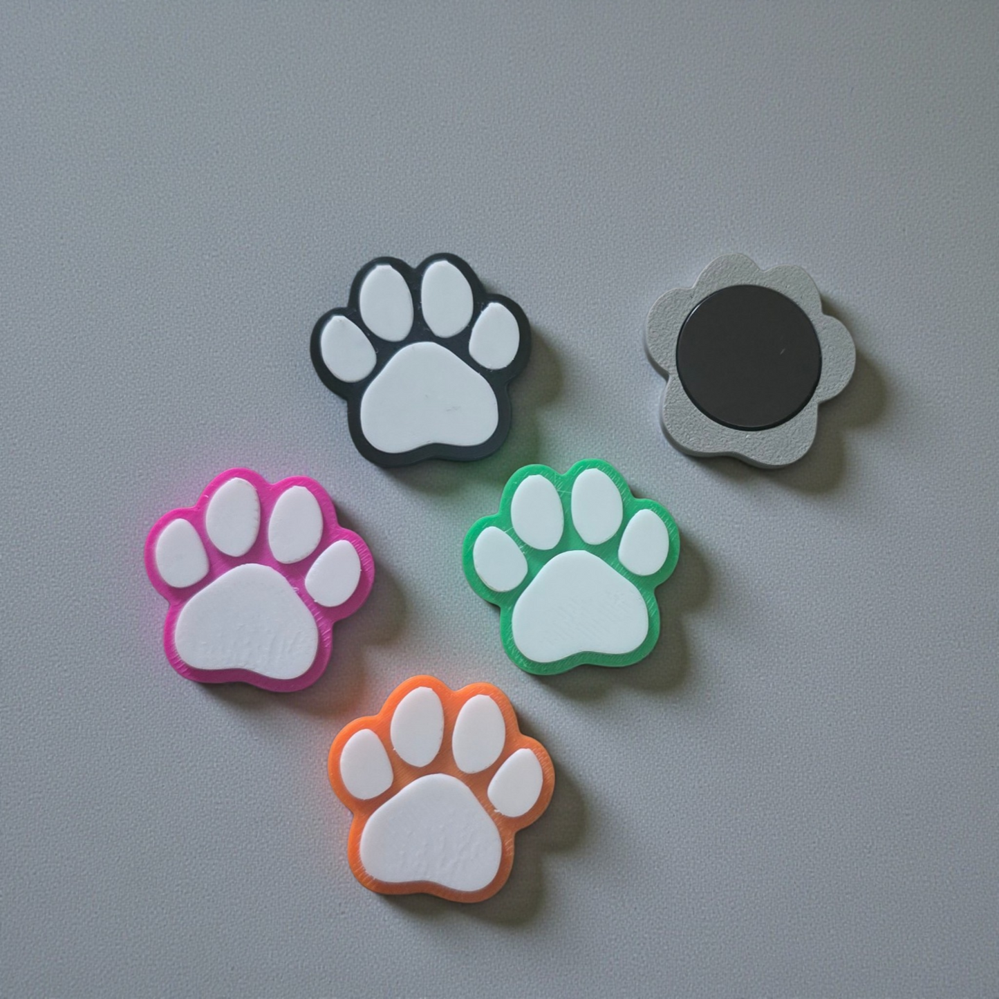 Paw print magnet