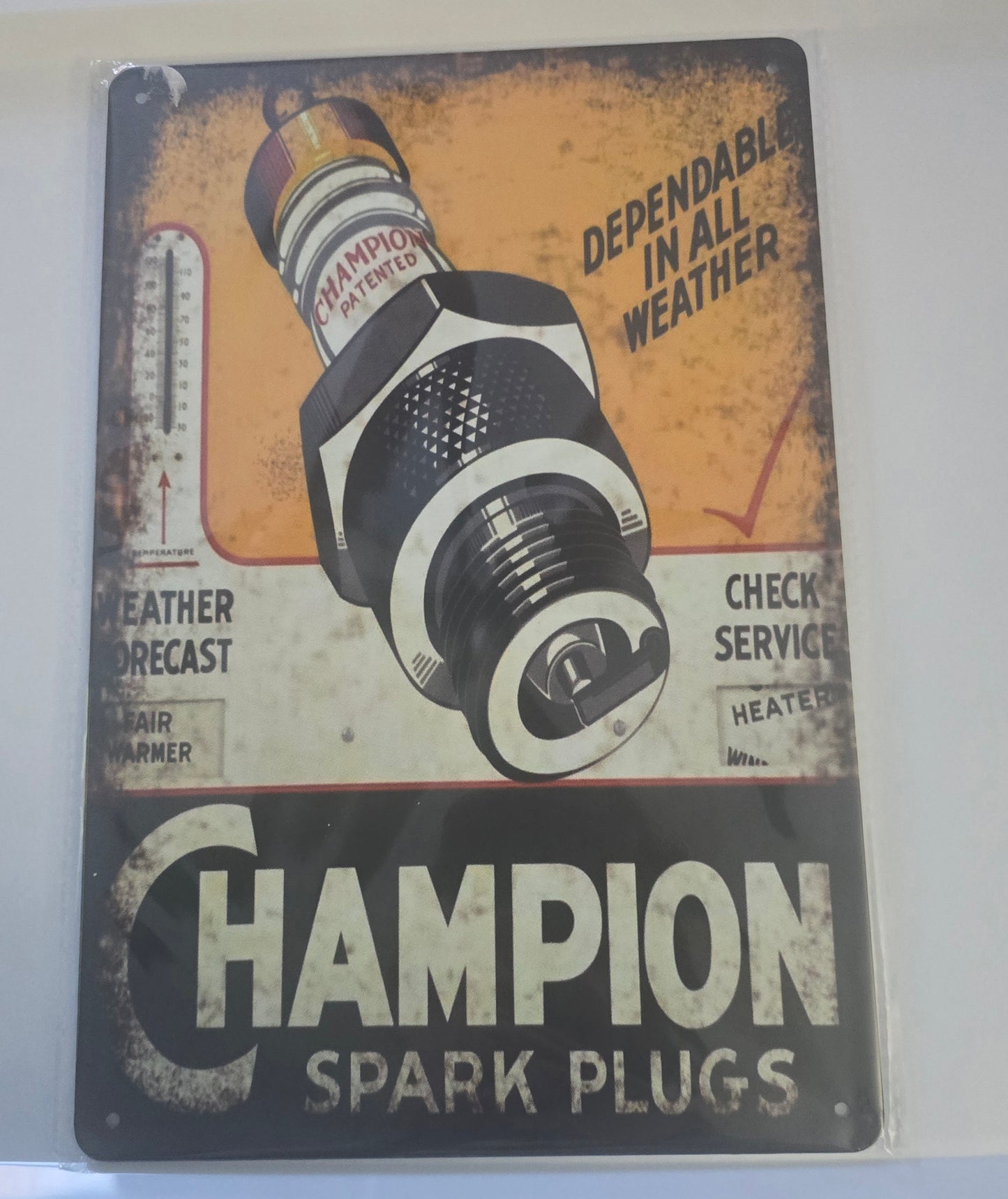 Metal reproduction signs