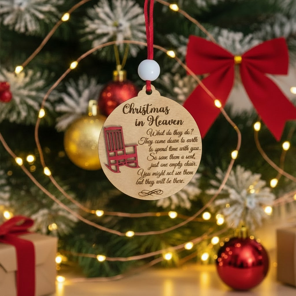 Christmas In Heaven Memorial Christmas Ornament
