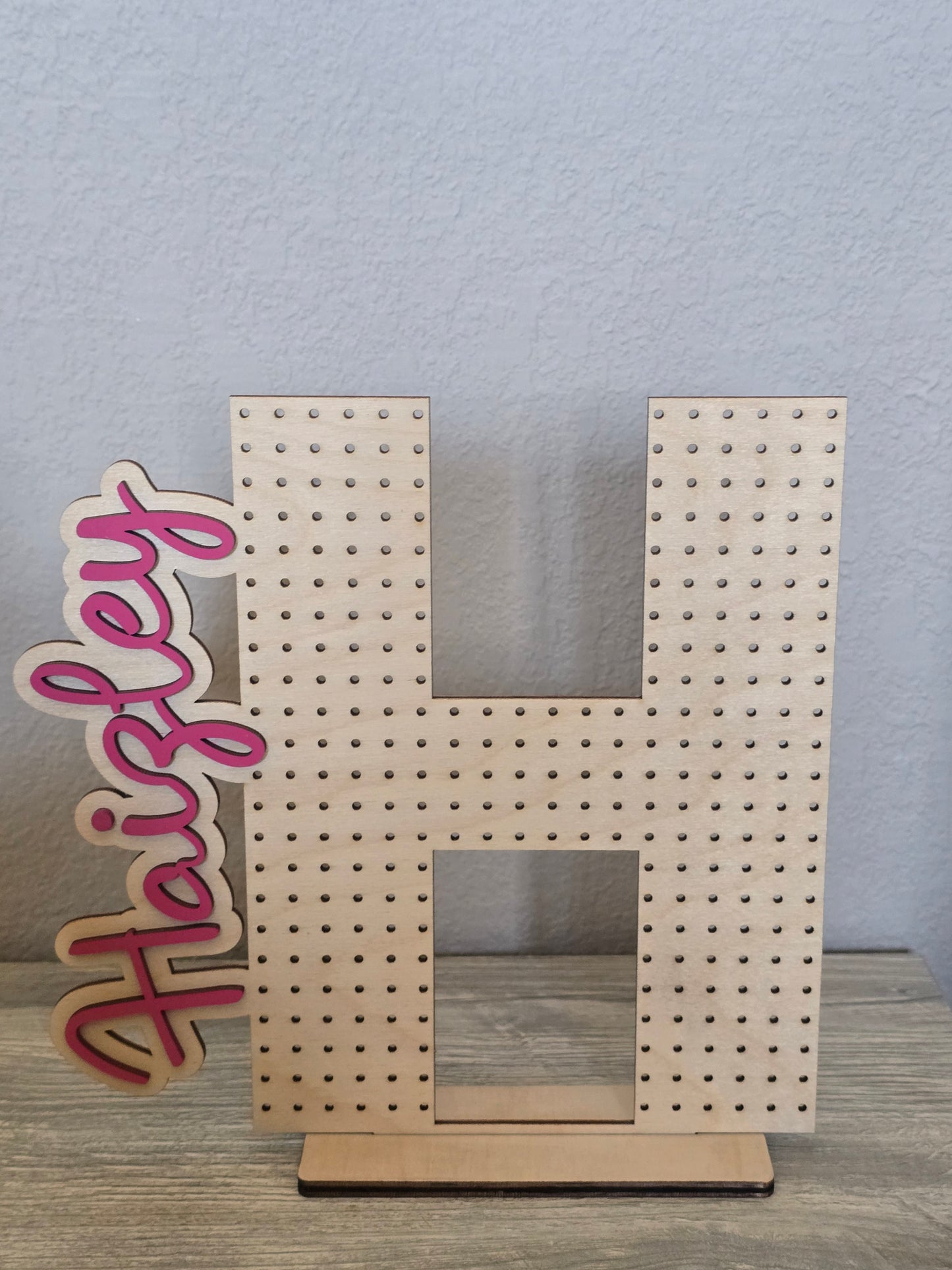 Earring holder personalized