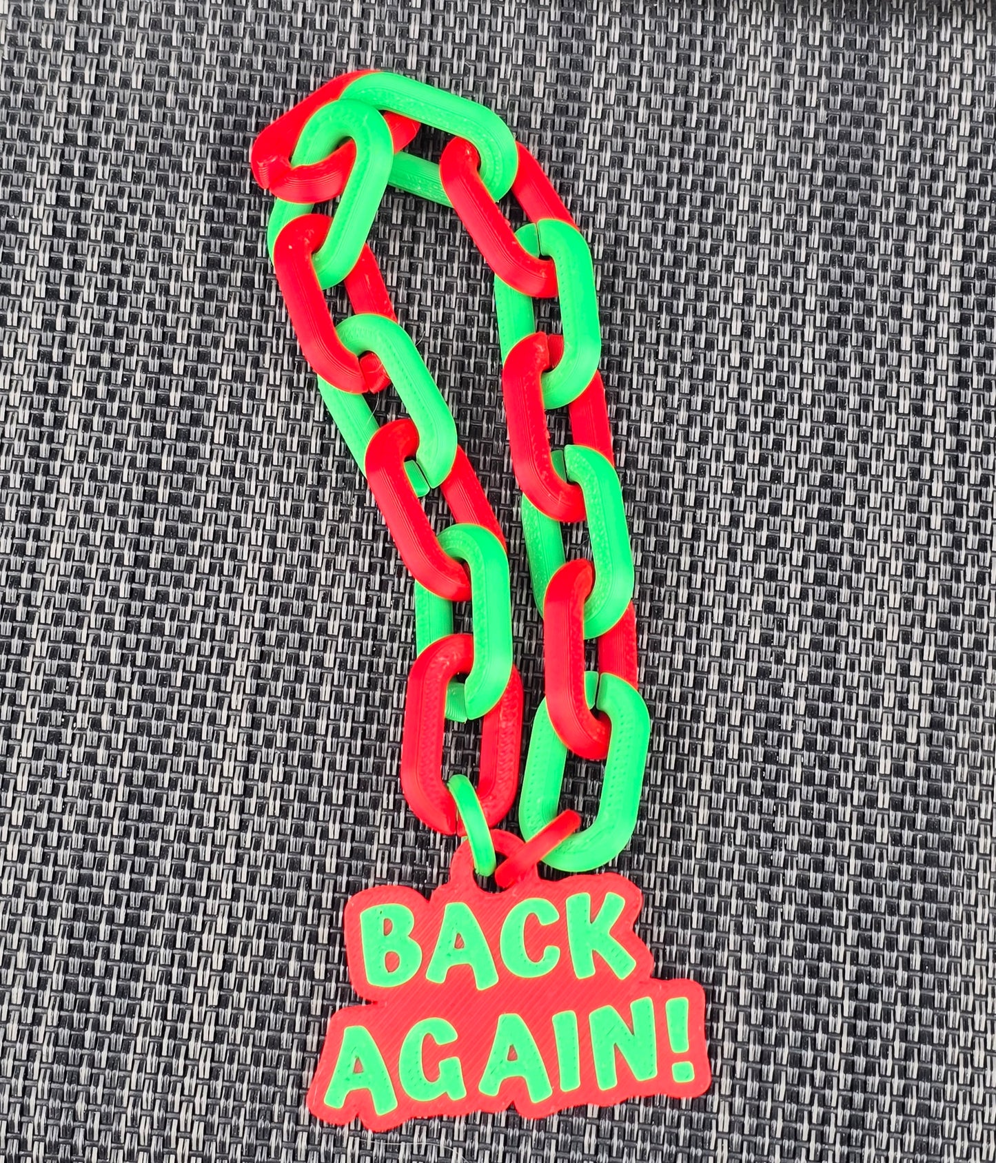 3D printed elf Christmas necklace I'm back longer TAT