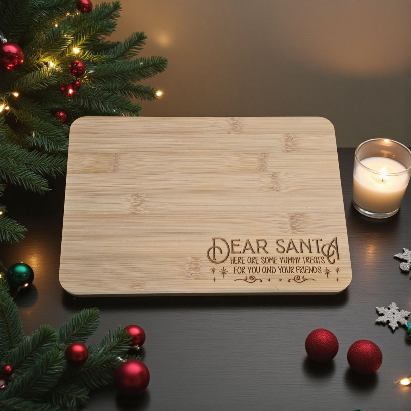 Santa Trays decoration