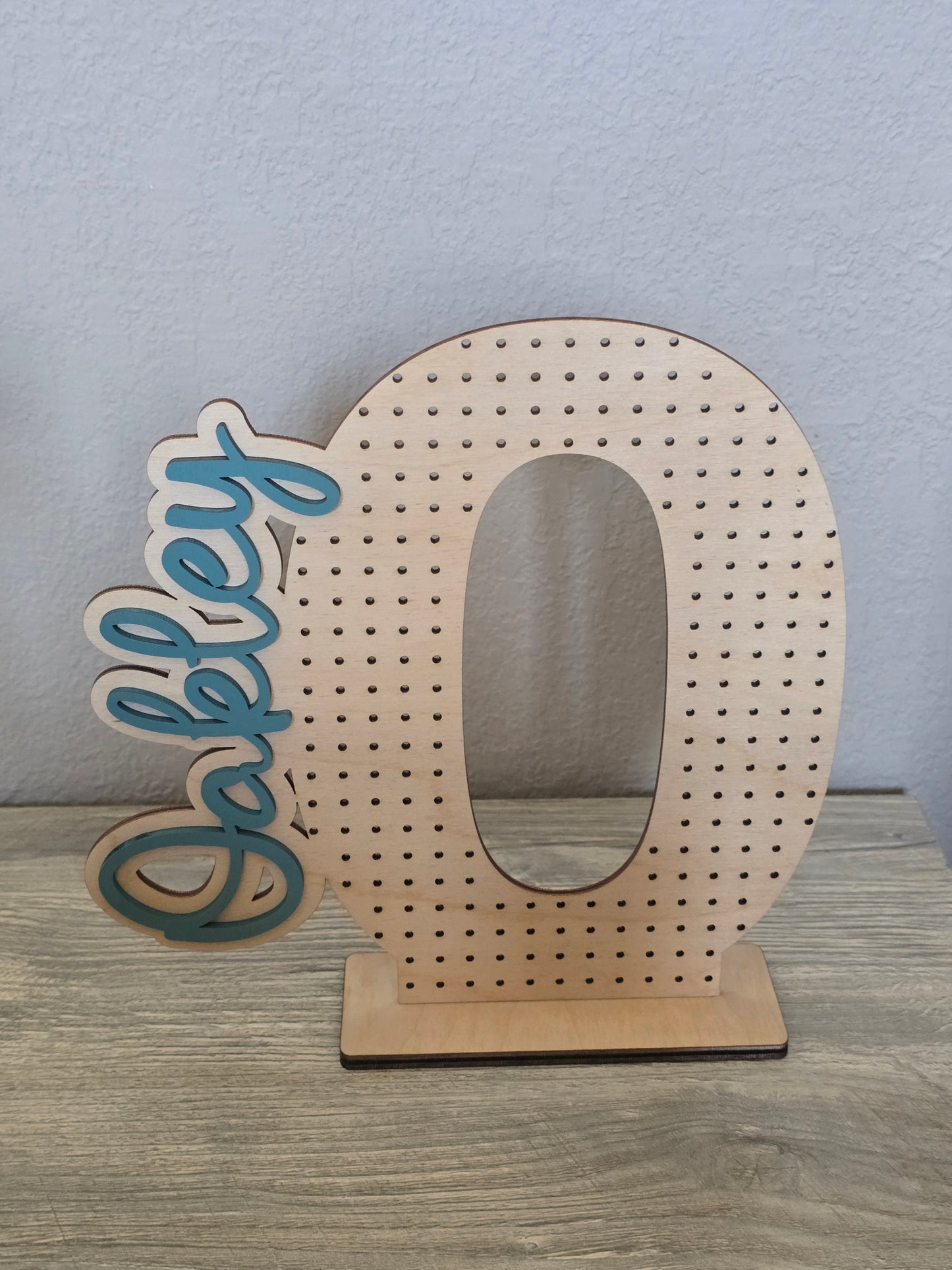 Earring holder personalized