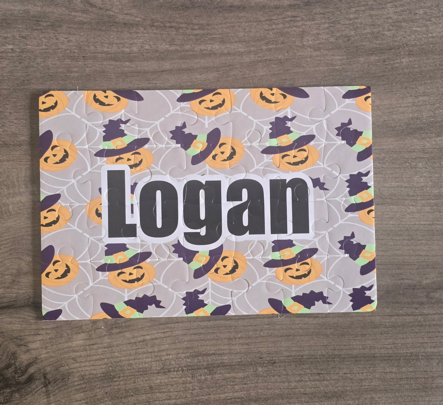 Halloween Puzzle Personalized