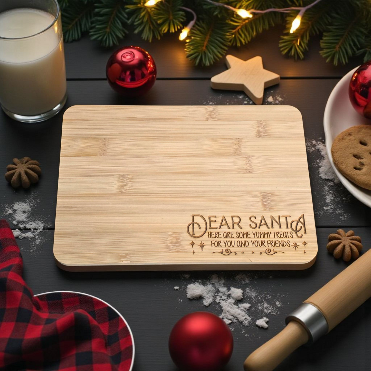 Santa Trays decoration