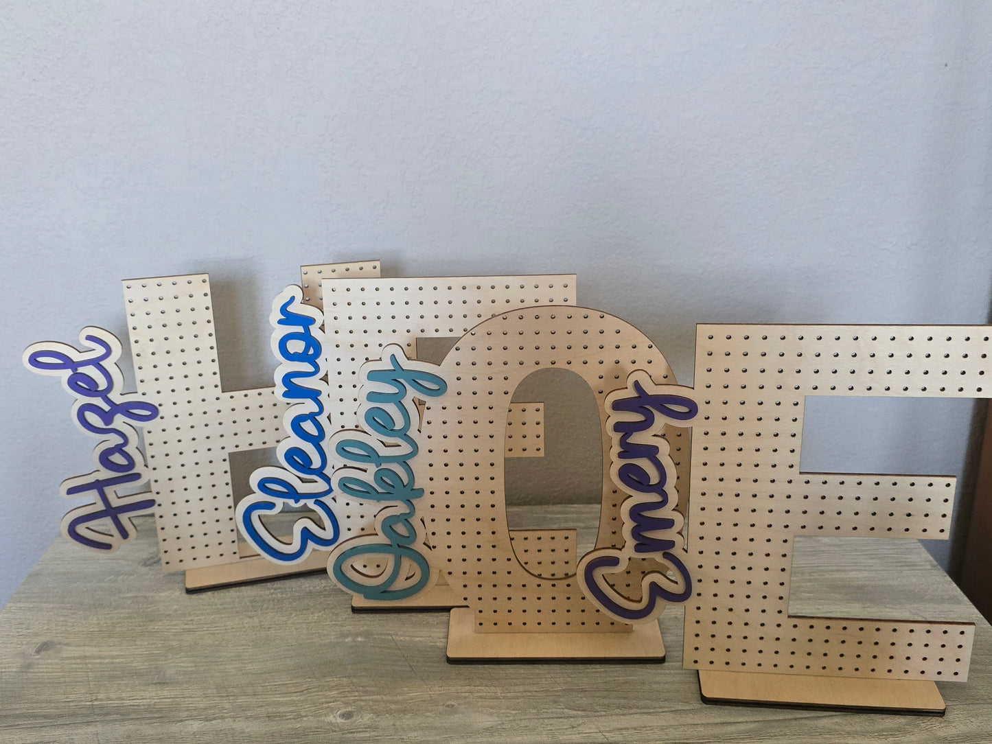 Earring holder personalized