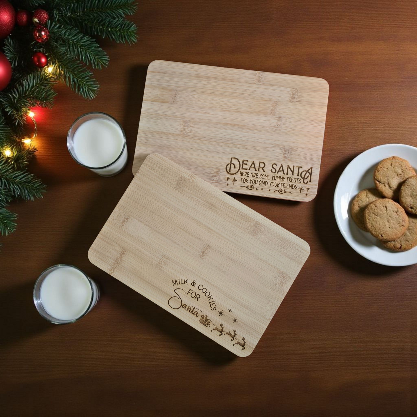 Santa Trays decoration