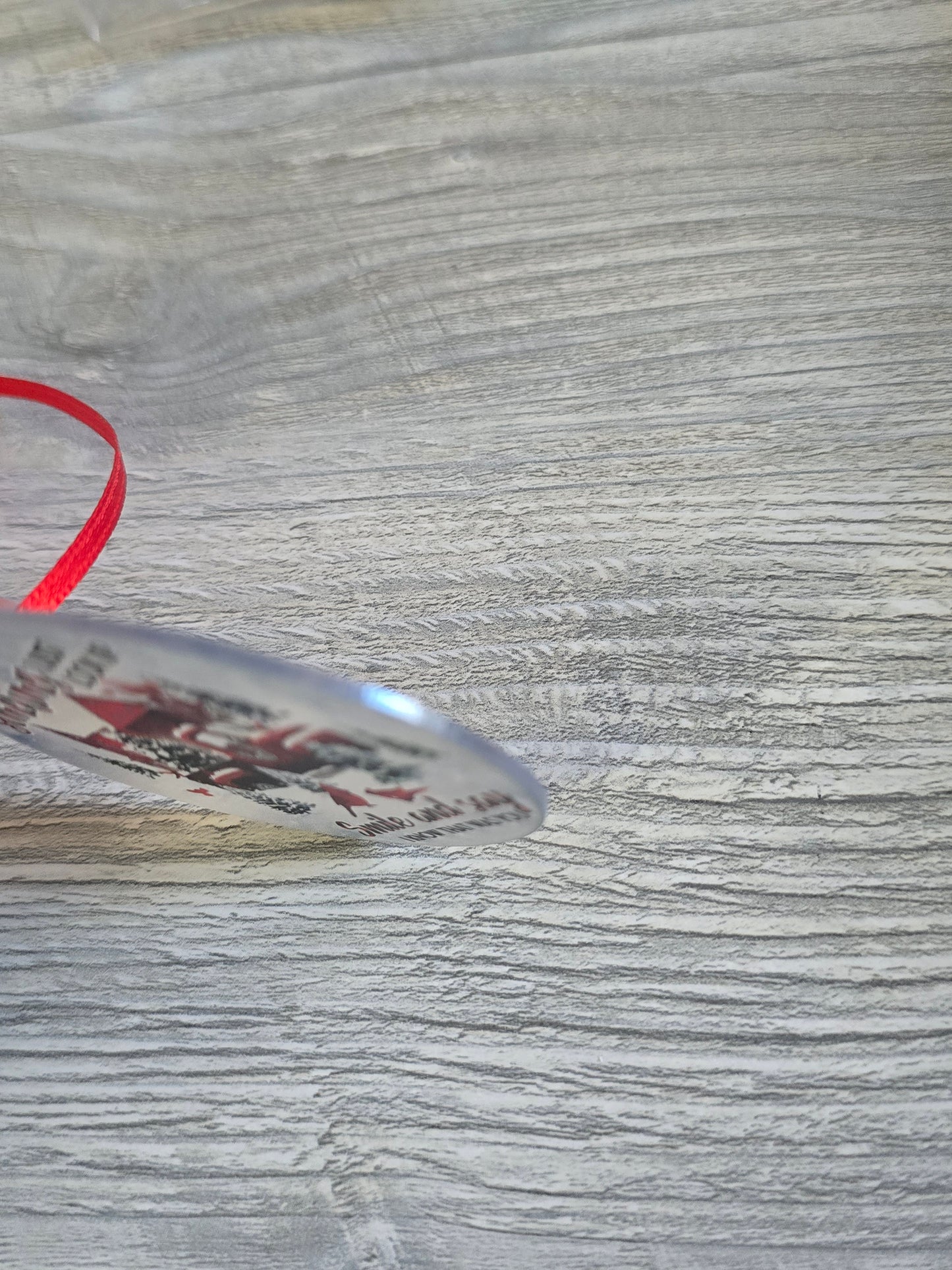 Sometimes I just look up smile and say I know that was you PRINTED on acrylic!!  Small Christmas Ornaments