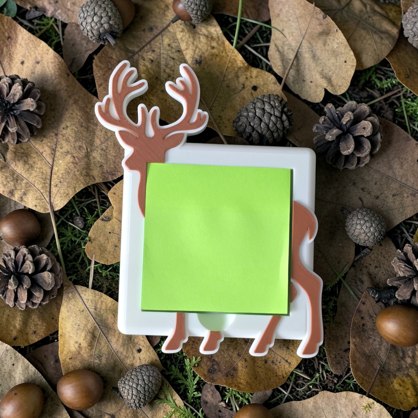 3D printed Deer sticky note holder