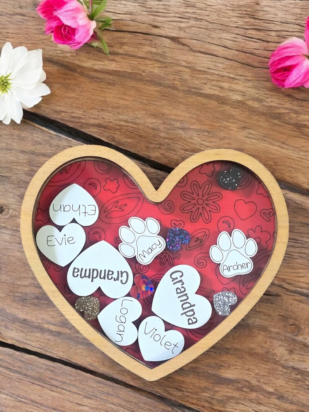 Heart Shaker magnet Personalized